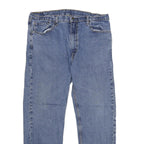 LEVI'S 505 Mens Jeans Blue Regular Straight Denim Medium W38 L30 Zip Cotton