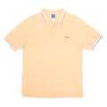 REEBOK Mens Peach Polo Shirt XL Cotton Short Sleeve Basic Casual