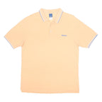 REEBOK Mens Peach Polo Shirt XL Cotton Short Sleeve Basic Casual