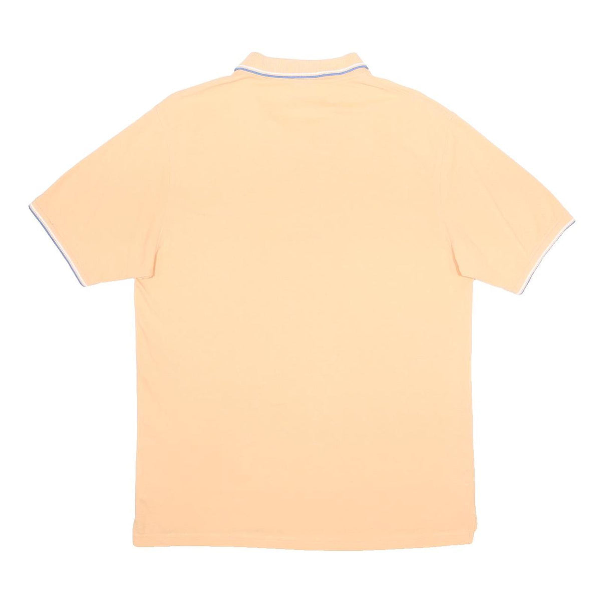 REEBOK Mens Peach Polo Shirt XL Cotton Short Sleeve Basic Casual