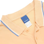 REEBOK Mens Peach Polo Shirt XL Cotton Short Sleeve Basic Casual