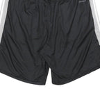 ADIDAS Mens Shorts Black & White Casual Polyester L W32 Sports Logo