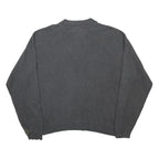 CONSENSUS Mens Grey Polo Neck Cotton Jumper L Casual Classic Comfortable