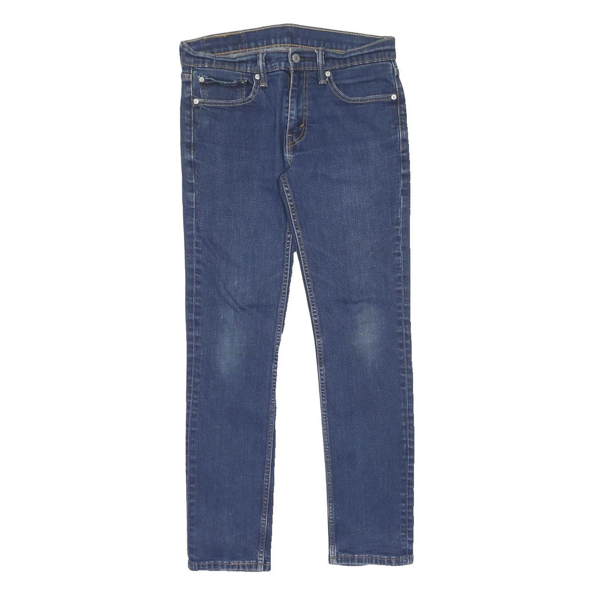 LEVI'S 511 Slim Womens Jeans Blue Regular Slim Denim Medium W31 L32 Stretch Zip