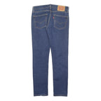 LEVI'S 511 Slim Womens Jeans Blue Regular Slim Denim Medium W31 L32 Stretch Zip