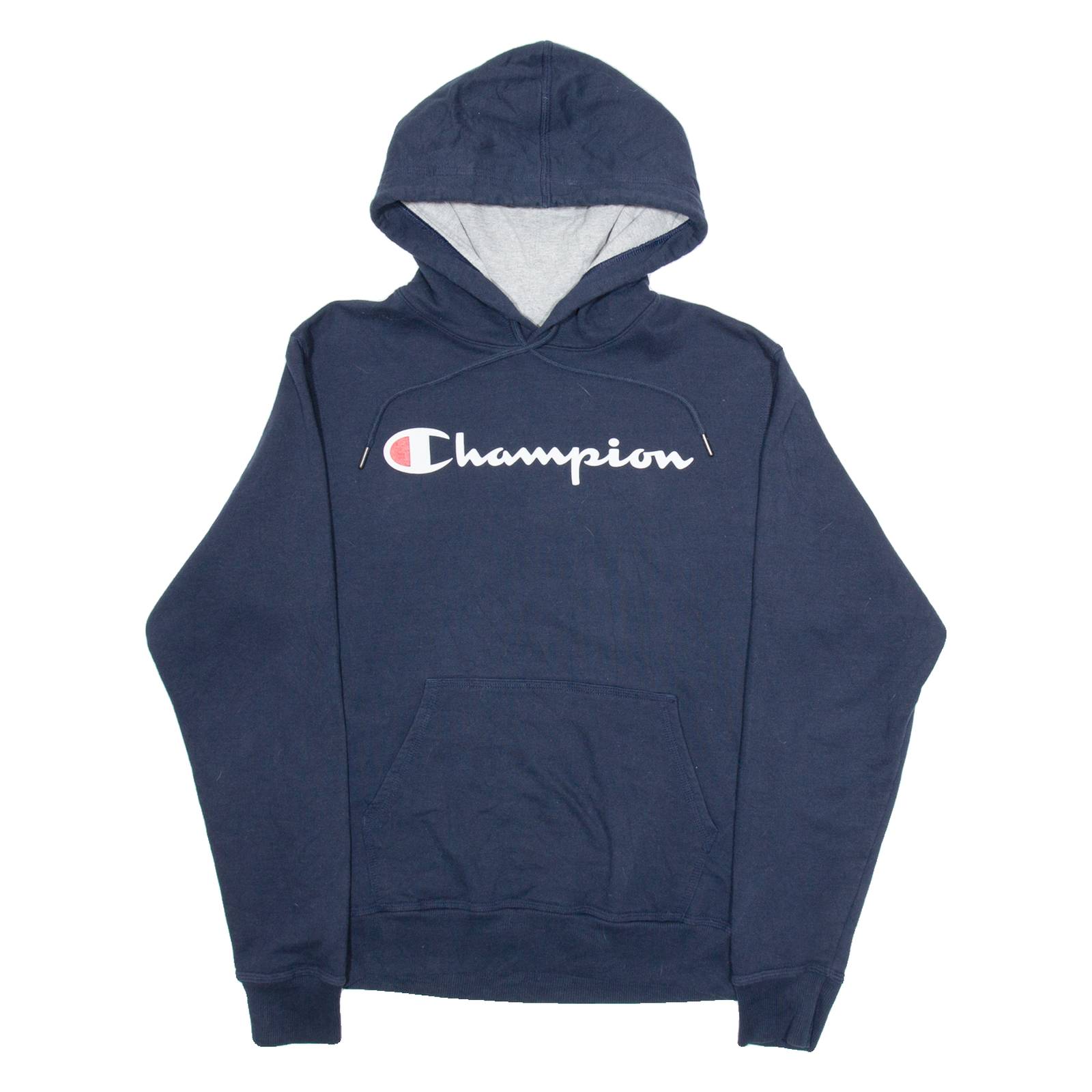CHAMPION Mens Blue Hoodie S