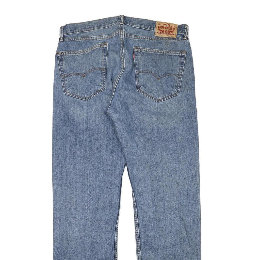 LEVI'S Mens Jeans Blue Regular Straight Denim Medium W36 L33 Classic Casual