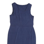 JENNY PACKHAM Womens Navy Blue Dress Polyester Blend Sleeveless Knee Length UK