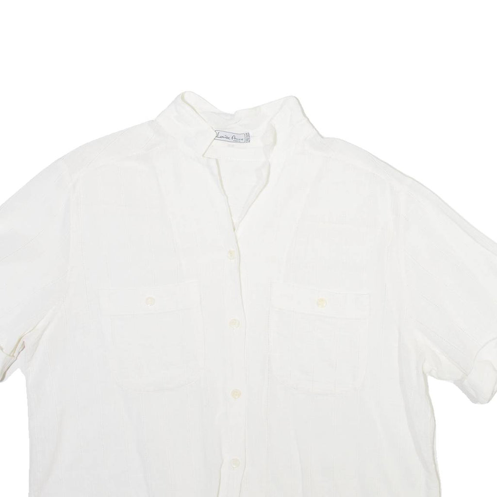 LOUISE ANNE Womens Shirt White M
