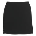 MAX MARA Womens Black Mini Polyester Plain Skirt UK 14 Classic Formal
