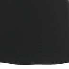 MAX MARA Womens Black Mini Polyester Plain Skirt UK 14 Classic Formal