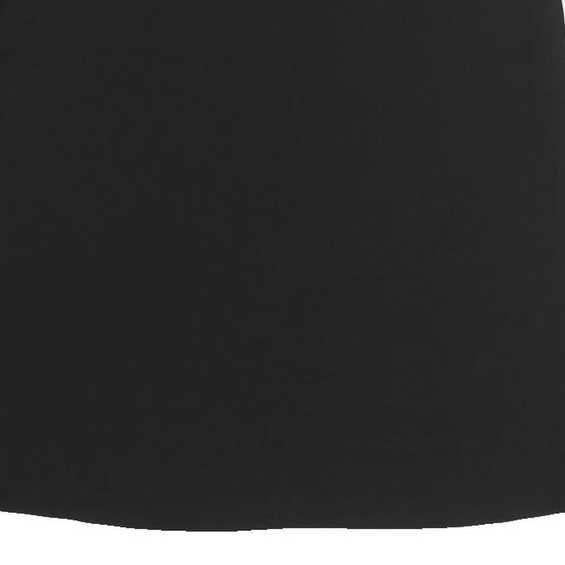 MAX MARA Womens Black Mini Polyester Plain Skirt UK 14 Classic Formal