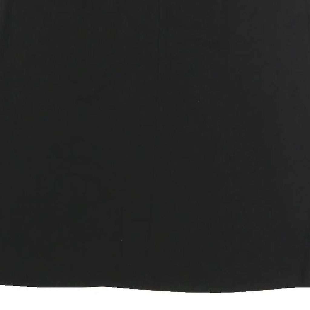 MAX MARA Womens Black Mini Polyester Plain Skirt UK 14 Classic Formal