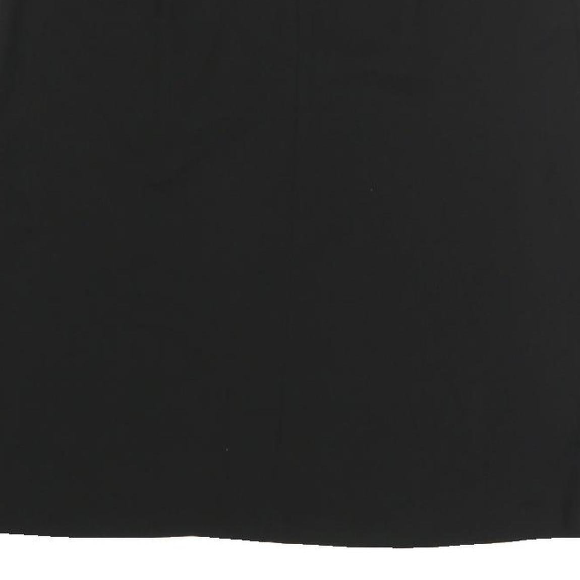 MAX MARA Womens Black Mini Polyester Plain Skirt UK 14 Classic Formal