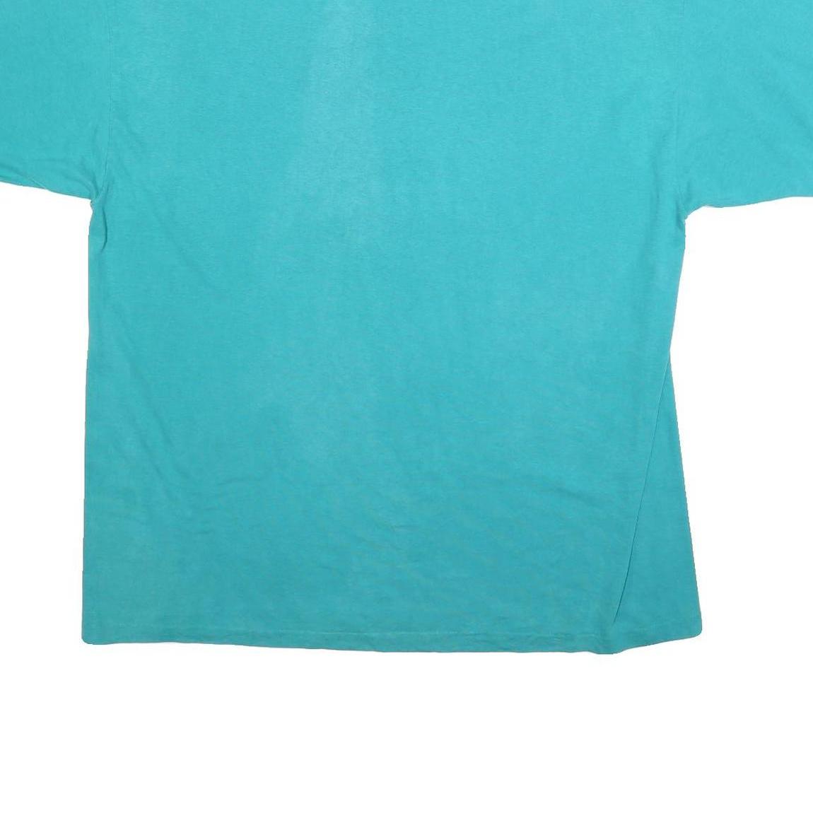 HANES Womens Blue Graphic T-Shirt 2XL Short Sleeve Crew Neck Florida Seashells