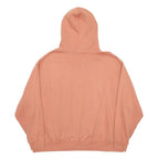 NIKE Mens Peach Hoodie XL Cotton Blend Pullover Sweatshirt Swoosh Logo