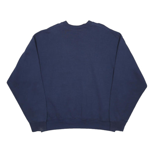 FRUIT OF THE LOOM Mens Navy Blue Illinois Tech Crew Neck XL Sweatshirt Cotton