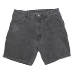 WRANGLER Mens Shorts Black Casual L W34 Denim Cotton Blend Comfortable Fit