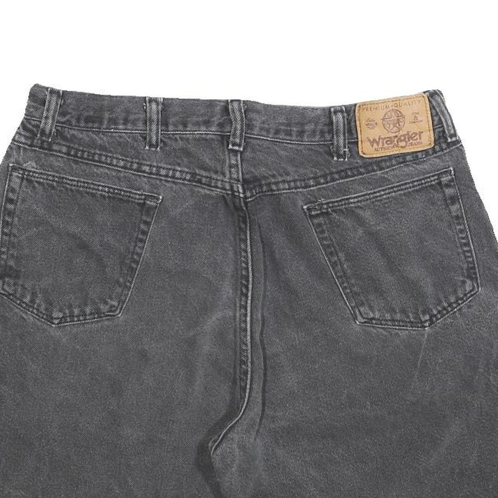WRANGLER Mens Shorts Black Casual L W34 Denim Cotton Blend Comfortable Fit
