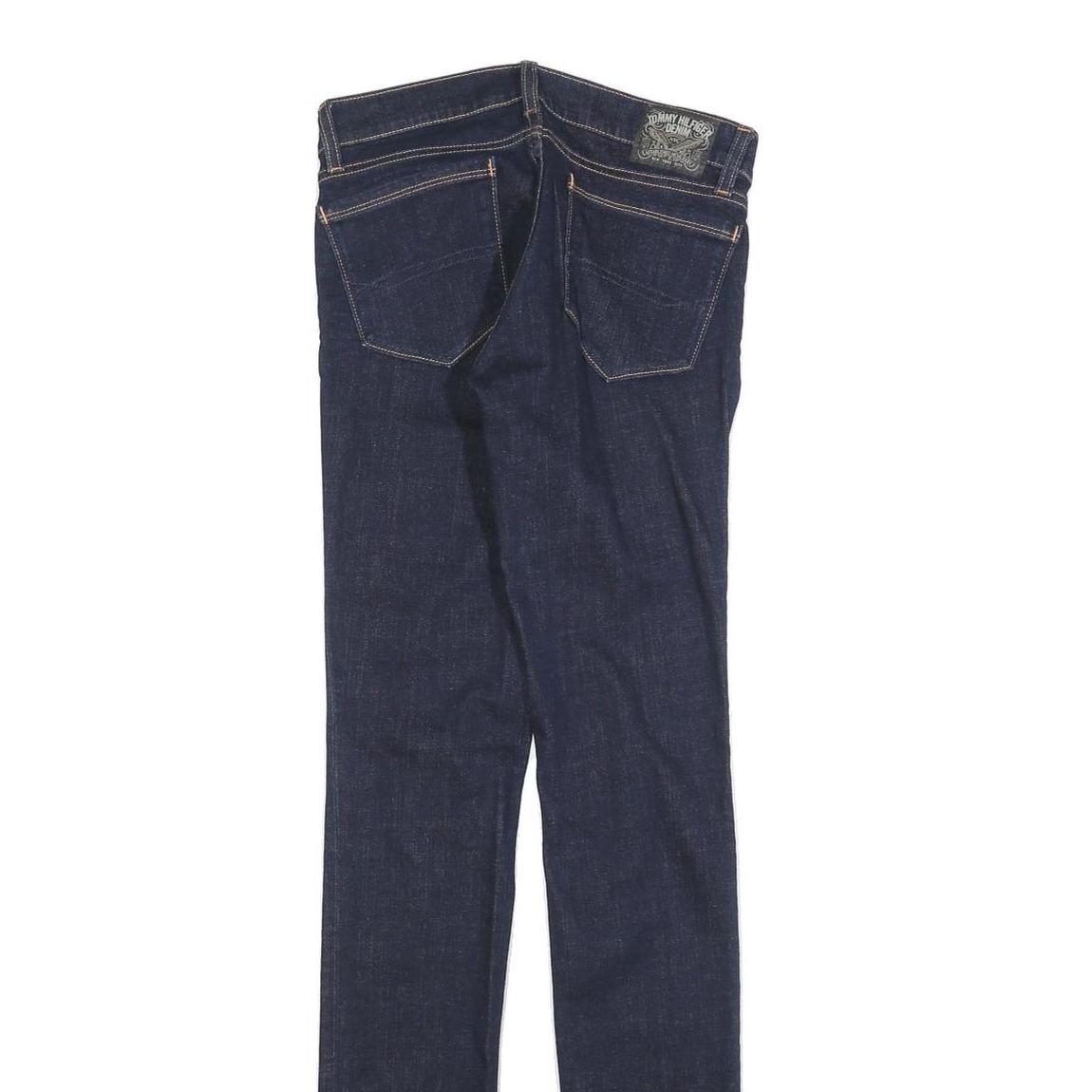 TOMMY HILFIGER Womens Jeans Blue Slim Skinny Denim Medium W28 L34 Stretch