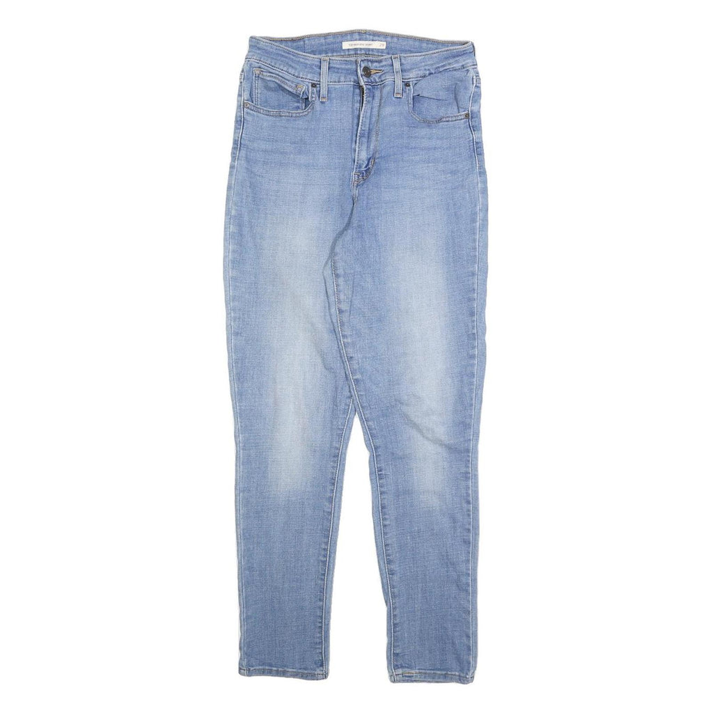 LEVI'S 721 Womens Slim Skinny Denim Light W29 L28 Zip Cotton Blend Jeans