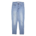 LEVI'S 721 Womens Slim Skinny Denim Light W29 L28 Zip Cotton Blend Jeans