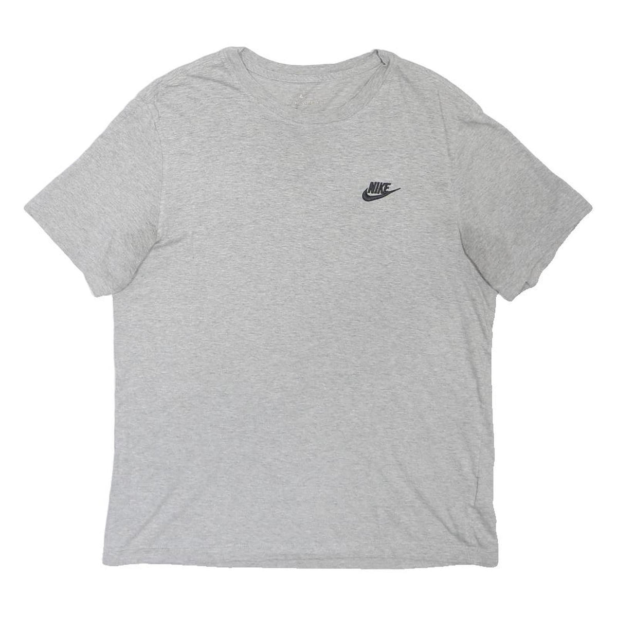 NIKE Mens Grey Crew Neck Short Sleeve T-Shirt M Cotton Blend Casualwear