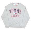 TOMMY HILFIGER Mens Sweatshirt Grey Crew Neck S