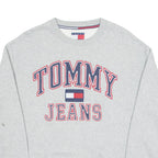 TOMMY HILFIGER Mens Sweatshirt Grey Crew Neck S