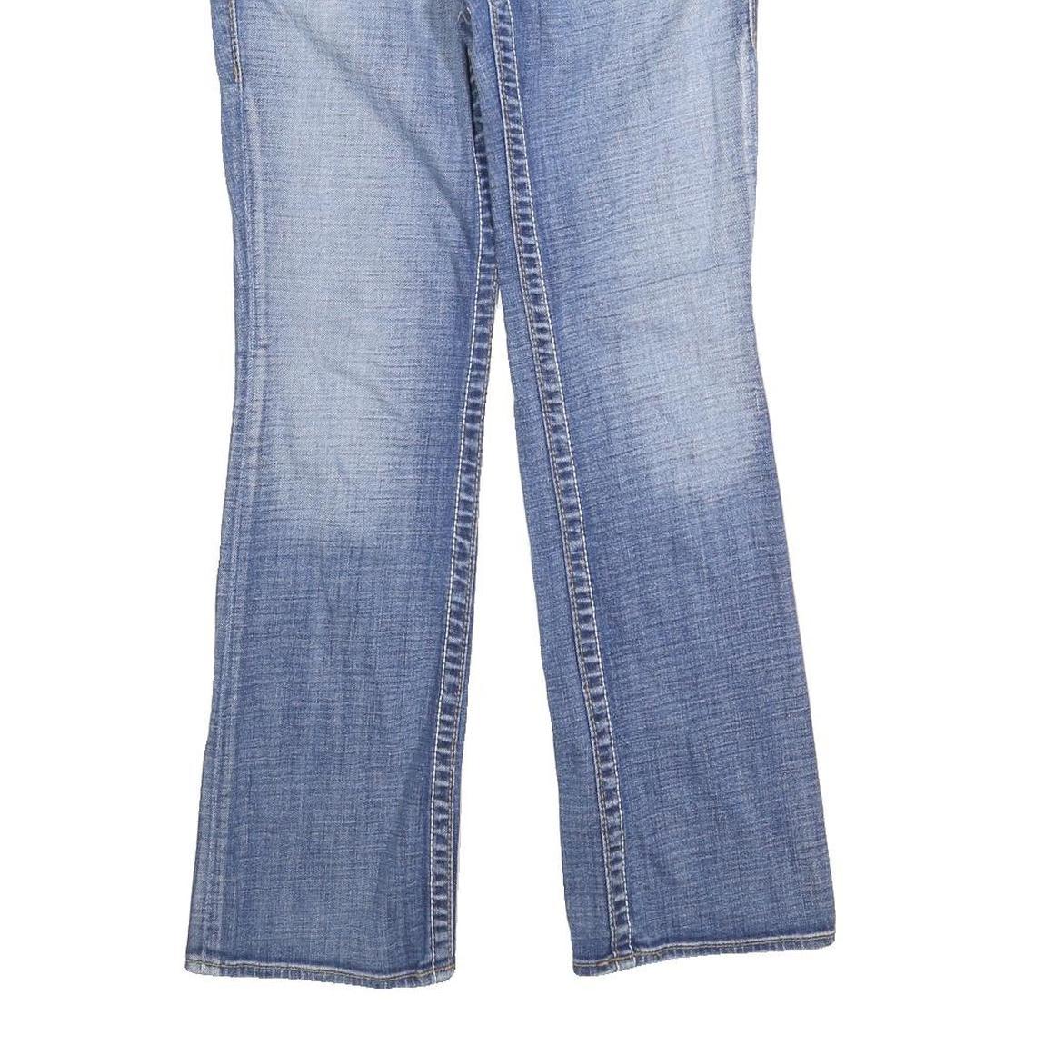 BIG STARS Womens Blue Regular Fit Bootcut Denim Light W28 L30 Stylish