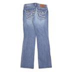 BIG STARS Womens Blue Regular Fit Bootcut Denim Light W28 L30 Stylish