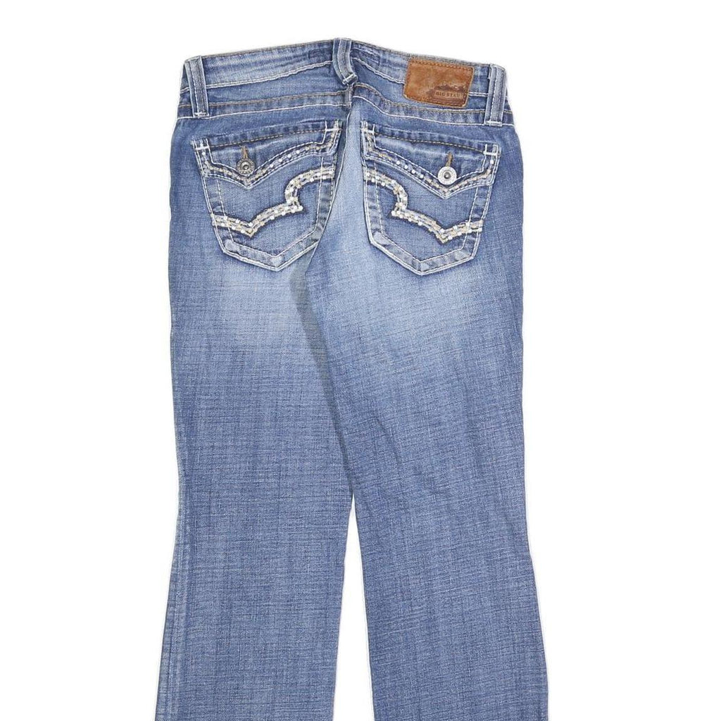 BIG STARS Womens Blue Regular Fit Bootcut Denim Light W28 L30 Stylish