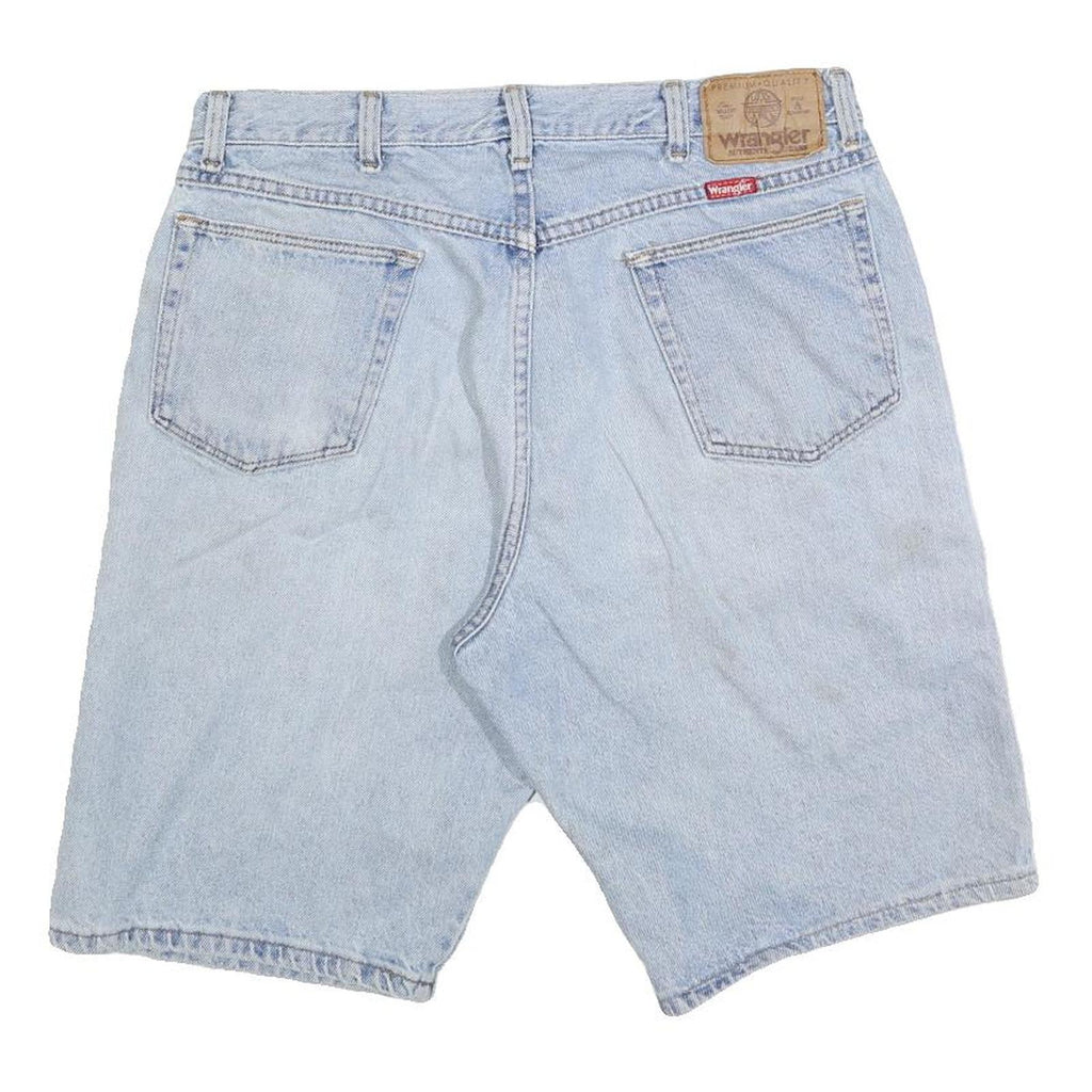 WRANGLER Mens Shorts Blue Casual Denim M W32 Classic Cotton Blend