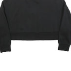 PUMA Womens Black Crew Neck M Cropped Sweatshirt Casual Sportswear