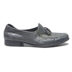 BAZLLY SUISSE Womens Tassel Loafer Leather Shoes Black UK 7 Classic Formal
