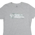 RUSSELL ATHLETIC Womens Grey Bruins Ponderosa Graphic T-Shirt L Short Sleeve