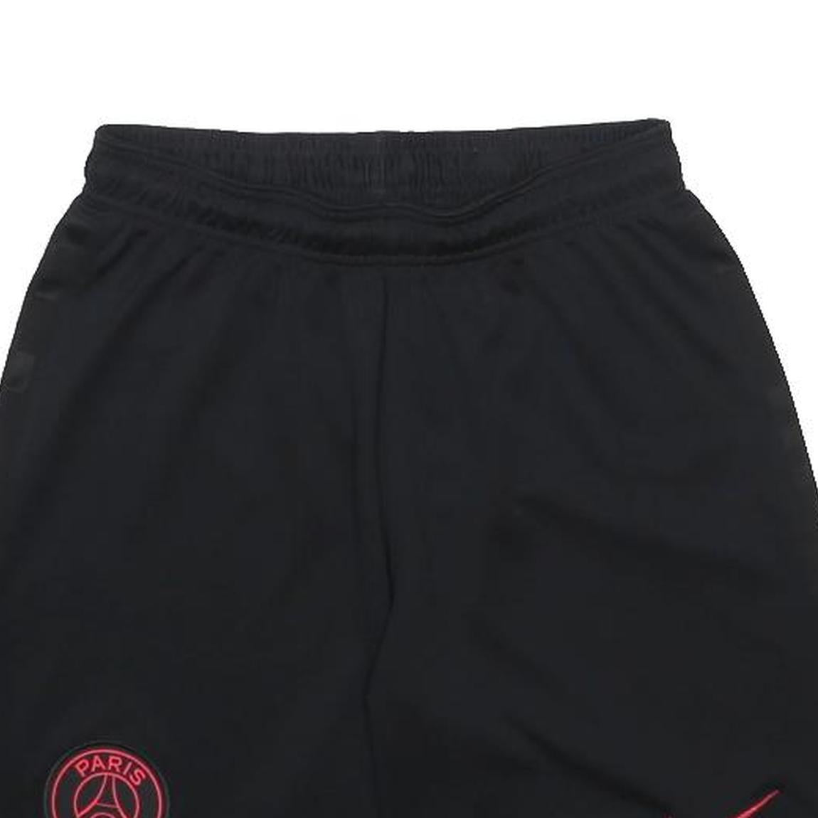 NIKE Mens Black Paris Football Casual Polyester Sports Shorts S W25