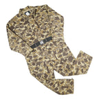 WOODLAND Mens Beige Camouflage Dungarees Regular Polyester Blend L W46 L30