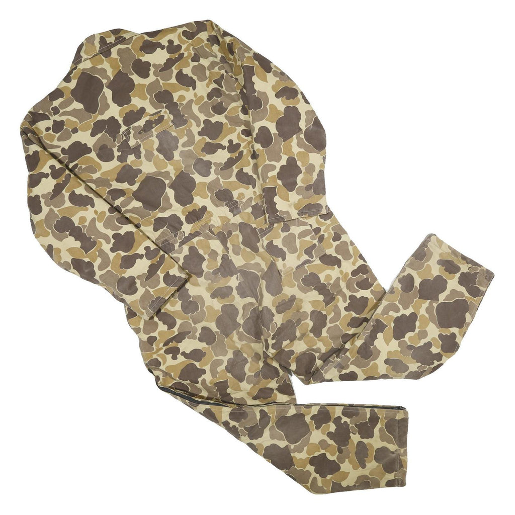 WOODLAND Mens Beige Camouflage Dungarees Regular Polyester Blend L W46 L30