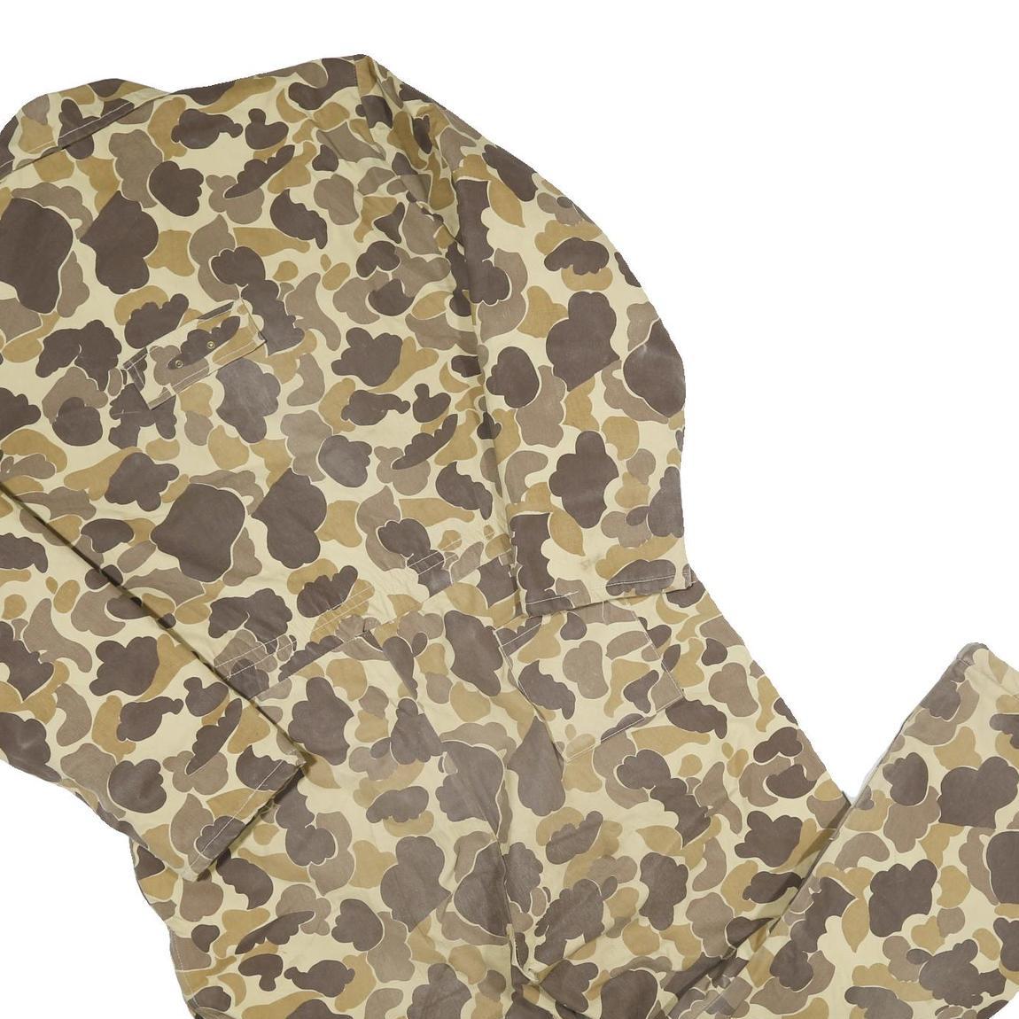 WOODLAND Mens Beige Camouflage Dungarees Regular Polyester Blend L W46 L30