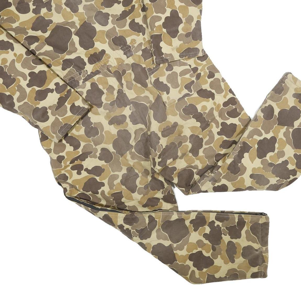 WOODLAND Mens Beige Camouflage Dungarees Regular Polyester Blend L W46 L30