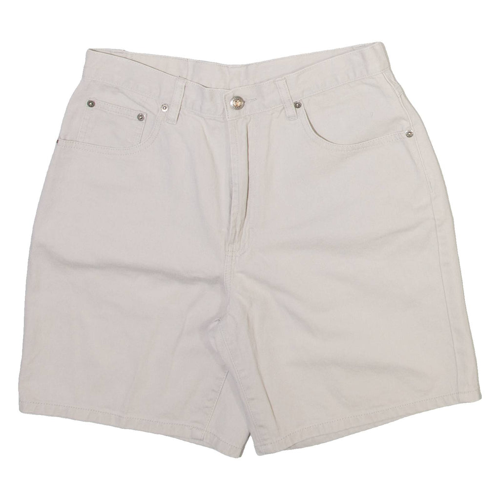TEDDY'S Womens Casual Shorts Beige Relaxed S W28