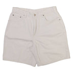TEDDY'S Womens Casual Shorts Beige Relaxed S W28