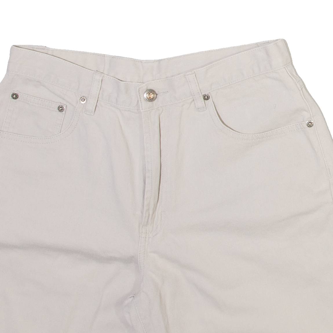 TEDDY'S Womens Casual Shorts Beige Relaxed S W28