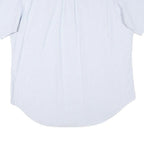 RALPH LAUREN Mens Blue White Stripe Classic Fit Shirt XL Button-Down Short