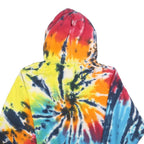 EXIST Womens Multicolour Tie Dye Whistler Canada Hoodie M Cotton Blend
