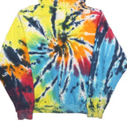 EXIST Womens Multicolour Tie Dye Whistler Canada Hoodie M Cotton Blend