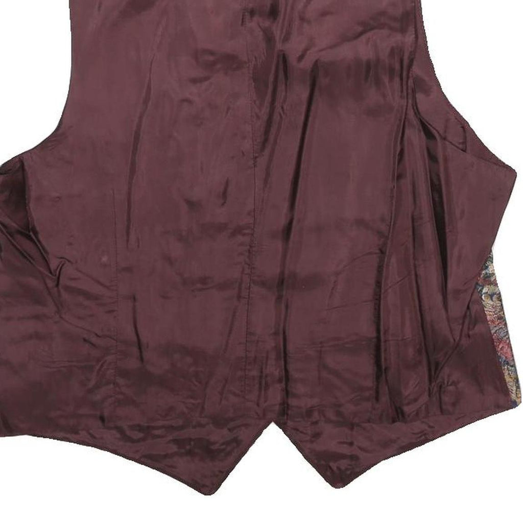 NEW FAST Mens Multicoloured Abstract Pattern Button Viscose Jacket S