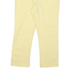 LEE Womens Regular Fit Yellow Cotton Blend Denim Jeans W30 L29 Zip Pocket