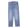 LEVI'S Womens Blue Regular Straight Denim Light W27 L27 Button Fly Jeans